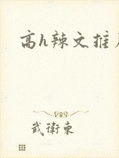 高h辣文推荐
