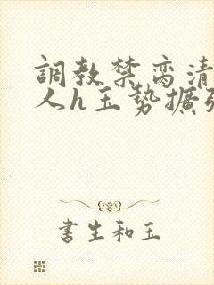 调教禁脔清冷美人h玉势扩张小说