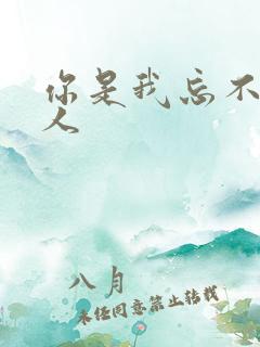 你是我忘不掉的人