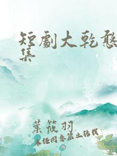 短剧大乾憨婿全集