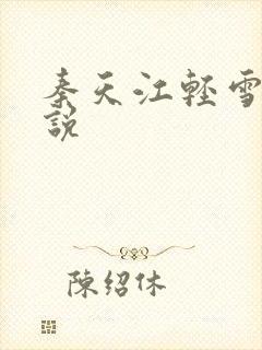 秦天江轻雪的小说