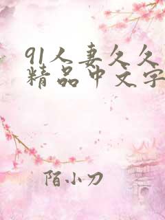 91人妻久久久精品中文字幕