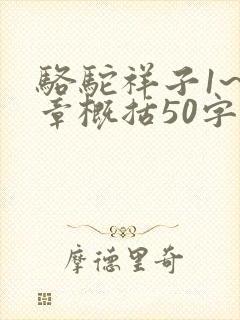 骆驼祥子1~6章概括50字左右