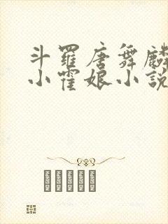 斗罗唐舞麟遇到小霍娘小说