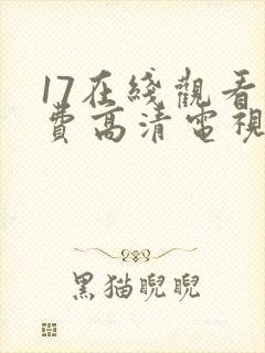 17在线观看免费高清电视剧在线观看