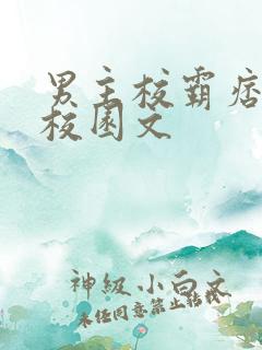 男主校霸痞帅的校园文