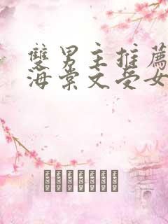 双男主推荐小说海棠文受女主