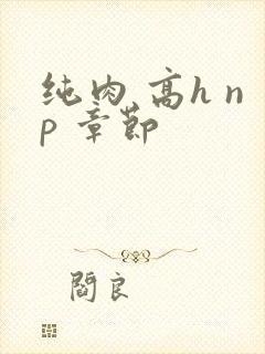 纯肉 高h np 章节