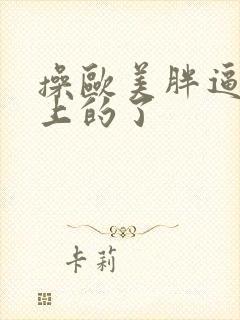 操欧美胖逼网站上的了