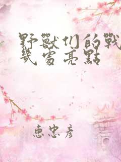 野兽们的战争有几处亮点