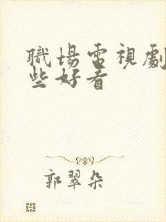 职场电视剧有哪些好看