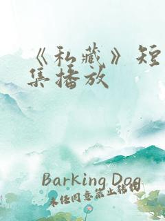 《私藏》短剧全集播放