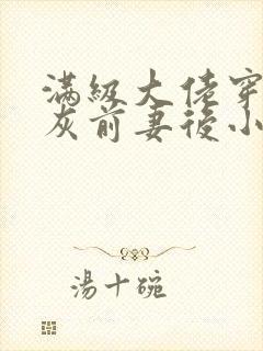 满级大佬穿成炮灰前妻后小说电子版txt