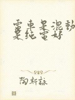 电车是混动好还是纯电好