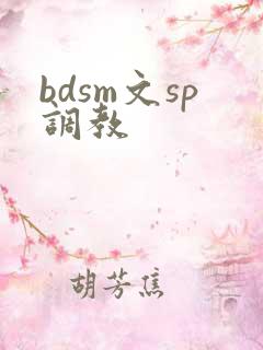 bdsm文sp调教