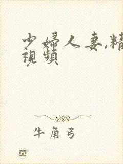 少妇人妻,精品视频