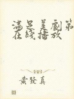 满足美剧第一季在线播放