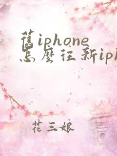 旧iphone怎么往新iphone上迁移数据