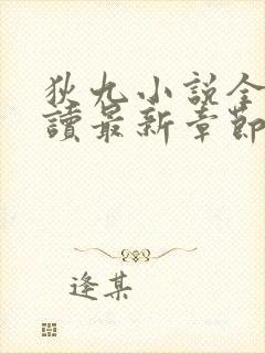 狄九小说全文阅读最新章节更新