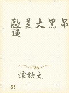 欧美大黑吊操白逼