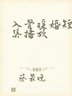 入骨暖婚短剧全集播放