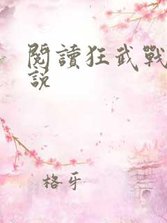 阅读狂武战帝小说