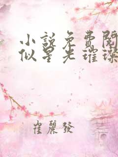 小说免费阅读她似星光璀璨