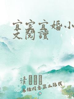 宜室宜婚小说全文阅读