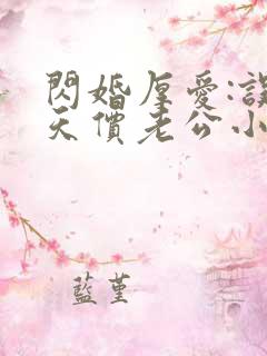 闪婚厚爱:误惹天价老公小说