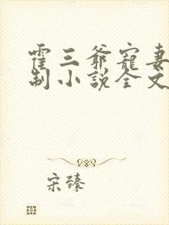 霍三爷宠妻请节制小说全文免费读