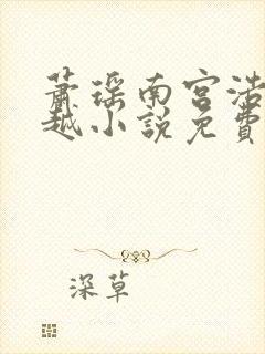 萧瑶南宫浩天穿越小说免费阅读