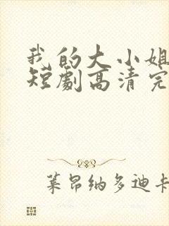 我的大小姐老婆短剧高清完整版