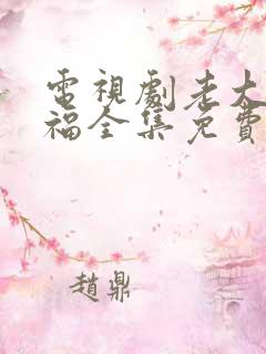 电视剧老大的幸福全集免费观看