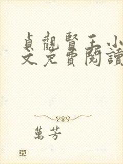 贞观贤王小说全文免费阅读