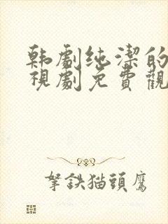 韩剧纯洁的你电视剧免费观看