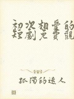 初次相爱的我们短剧免费观看87集