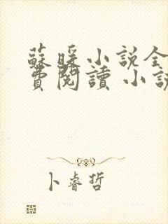 苏暖小说全文免费阅读 小说