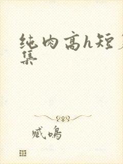 纯肉高h短篇合集