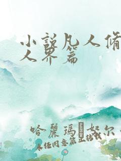 小说凡人修仙传人界篇