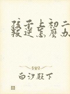 孩子上初二厌学叛逆怎么办