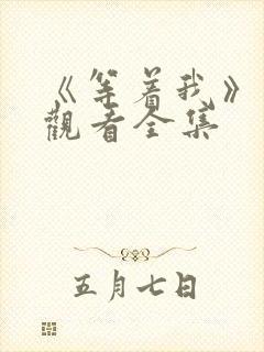 《等着我》免费观看全集