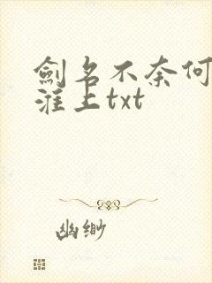 剑名不奈何by淮上txt