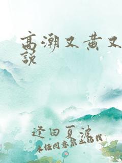 高潮又黄又肉小说