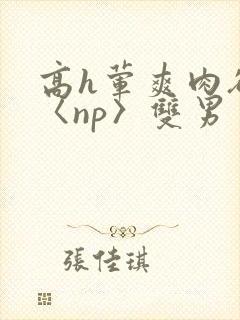 高h荤爽肉欲文〈np〉双男