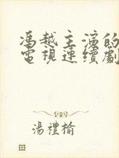 冯越主演的谍战电视连续剧