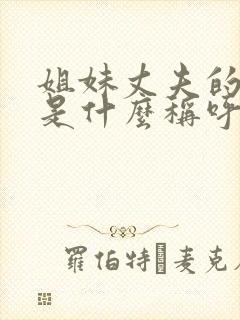 姐妹丈夫的关系是什么称呼