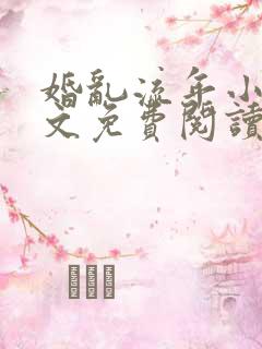 婚乱流年小说全文免费阅读