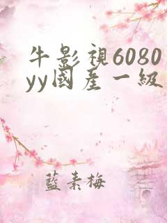 牛影视6080yy国产一级