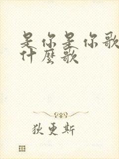 是你是你歌词是什么歌