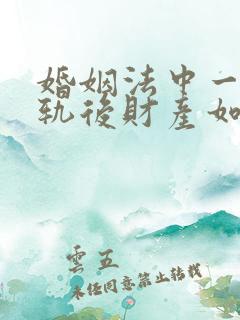 婚姻法中一方出轨后财产如何分配